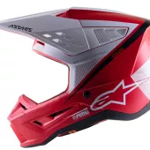 Kask motocrossowy Alpinestars S-M5 Rayon czerwono-biały mat