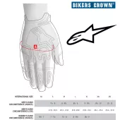 Rękawiczki motocrossowe Alpinestars Radar czarno-białe