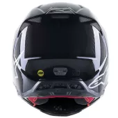 Kask motocrossowy Alpinestars S-M10 Supertech Solid czarny/błyszczący karbonowy
