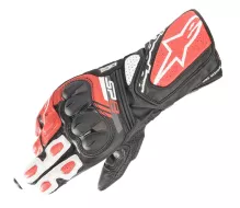 Rękawice motocyklowe Alpinestars SP-8 V3 czarno/białe/jasnoczerwone
