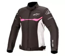 Dámská bunda na moto Alpinestars Stella T-SPS waterproof black/white/fuchsia vel. XL