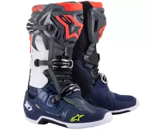 Buty crossowe Alpinestars Tech 10 szaro/niebieski/czerwony rozmiar 44,5