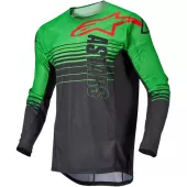 Koszulka motocrossowa Alpinestars Techstar Phantom antracyt / zielona koszulka