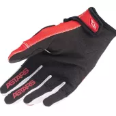 Rękawice motocrossowe Alpinestars Techstar jasnoczerwone / czarne