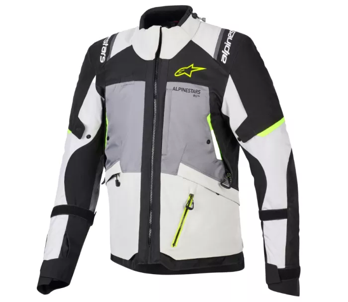 Kurtka 2026 Alpinestars Andes V4 Drystar grey/black/yellow fluo