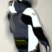 Macna Angle 2.0 light grey/fluo yellow men jacket vel.L