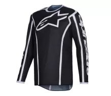 Koszulka motocrossowa Alpinestars Fluid Apex black/grey