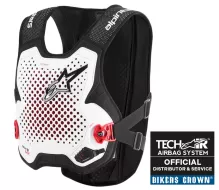 Alpinestars Tech-Air MX white vest vel. S