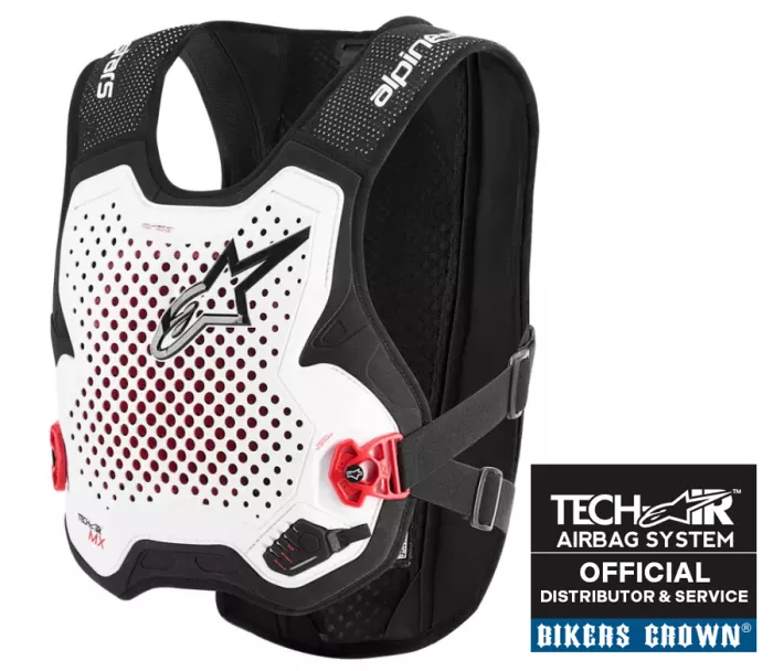 Alpinestars Tech-Air MX white vest vel. S