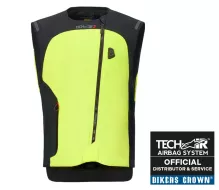 Kamizelka z poduszką powietrzną na motocyklu Alpinestars Tech-Air® 3 V2 black/yellow fluo