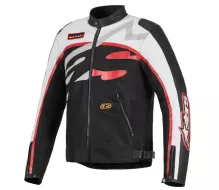 Kurtka motocyklowa Alpinestars Axton black/off white/bright red
