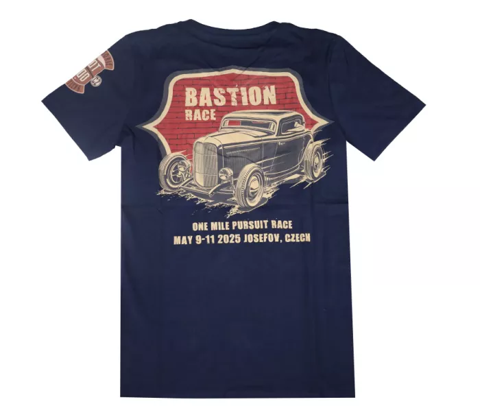 Koszulka damska Rusty Pistons Bastion race 2025 navy blue
