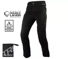 Jeansy męskie Trilobite Parado doublelayer AAAA slim fit black level 2