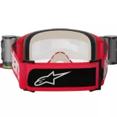 Gogle motocrossowe Alpinestars Vision 5 Blaze red/clear roll-off