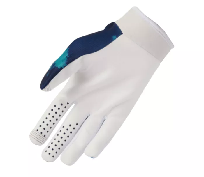 Rękawice motocrossowe Thor Launchmode Bleach white/aqua