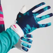 Rękawice motocrossowe Thor Launchmode Bleach white/aqua