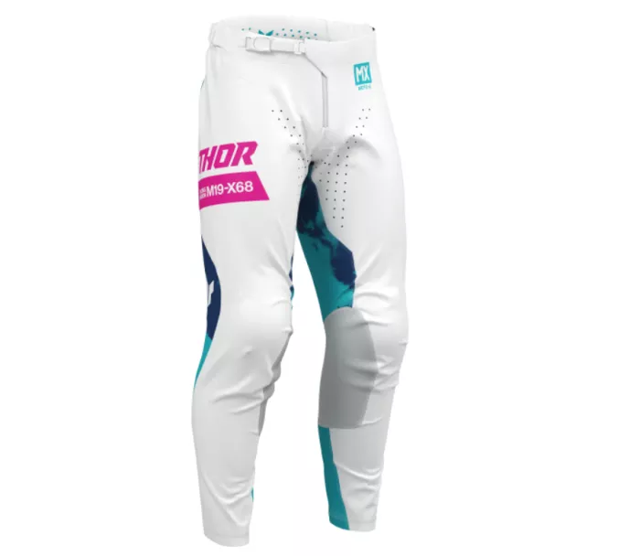 Thor 2901 - 12314 Launchmode Bleach kalhoty white/aqua vel.32