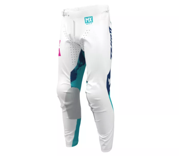 Thor 2901 - 12314 Launchmode Bleach kalhoty white/aqua vel.32