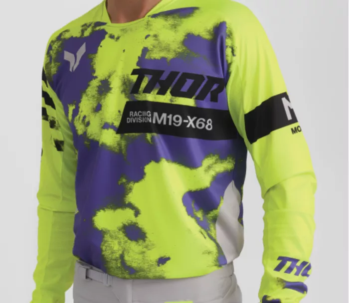 Thor 2910 - 8404 Launchmode Bleach gray/acid vel.2XL