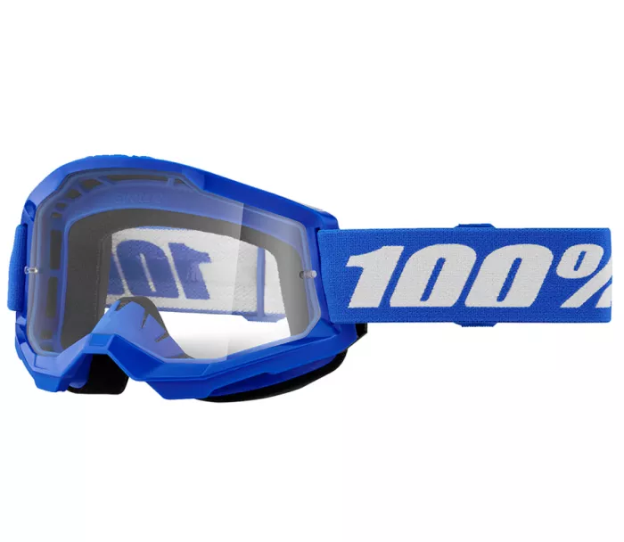 Gogle motocrossowe 100% strata2 blue clear lens