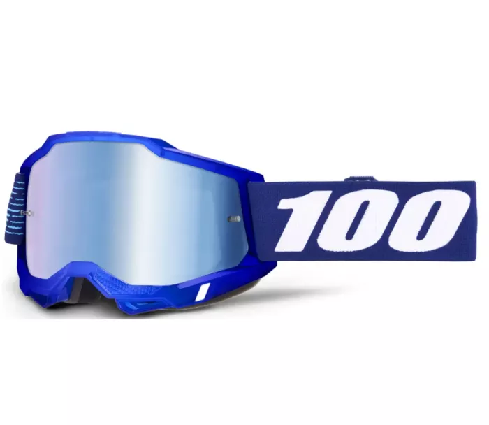 Gogle motocrossowe 100% accuri 2 2028 mirror blue lens