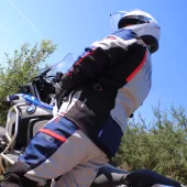 Spodnie motocyklowe XRC Winkle 2.0 WTP men adventure grey/black/blue