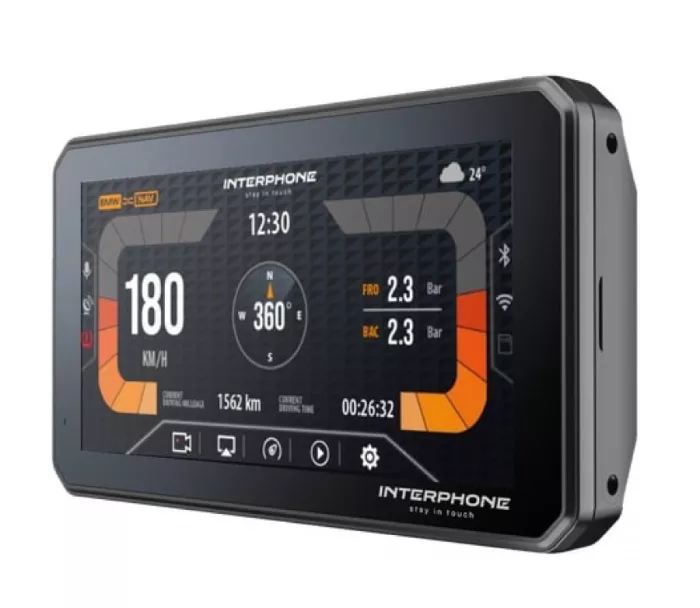 Wyświetlacz BMW Interphone – Apple CarPlay i Android Auto dla motocykli