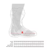 Buty motocyklowe Alpinestars Faster-3 Drystar czarno/chłodnoszare