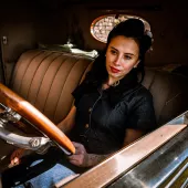 Damska jeansowa sukienka Rusty Pistons Toim