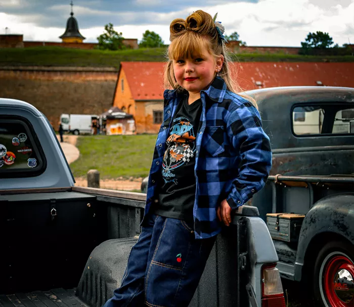 Koszula dziecięca Rusty Pistons Field shirt dark blue