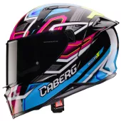 Kask motocyklowy Caberg Avalon X Brama black/l. blue/yellow fluo/fuchsia