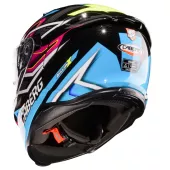Kask motocyklowy Caberg Avalon X Brama black/l. blue/yellow fluo/fuchsia