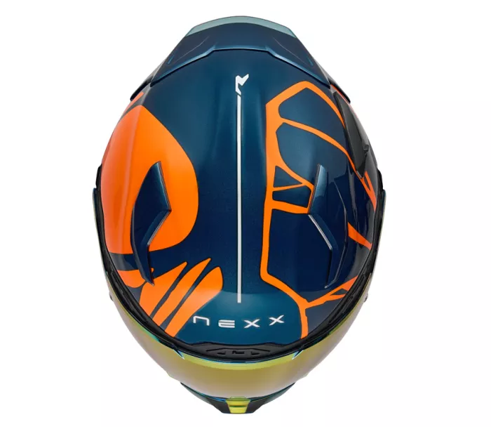 NEXX X.WST 3 B-SIDE teal blue/orange vel. XL
