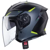 Kask motocyklowy Caberg Flyon II black/grey/yellow fluo