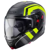 Kask motocyklowy Caberg Horus X Road matt gun metal/czarno-żółty fluo