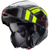 Kask motocyklowy Caberg Horus X Road matt gun metal/czarno-żółty fluo