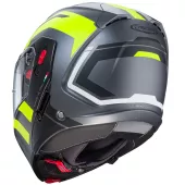 Kask motocyklowy Caberg Horus X Road matt gun metal/czarno-żółty fluo