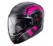 Caberg Horus X Road kask motocyklowy matowy metal/czarny/fuksja
