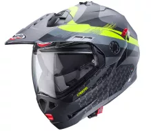 Kask motocyklowy Caberg Tourmax X Sarabe matt gun metal/czarno-żółty fluo rozmiar M