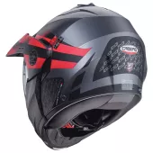 Kask motocyklowy Caberg Tourmax X Sarabe metal/black/red