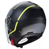 Kask motocyklowy Caberg Riviera V4X Geo matowy czarny/żółty fluo/antracyt