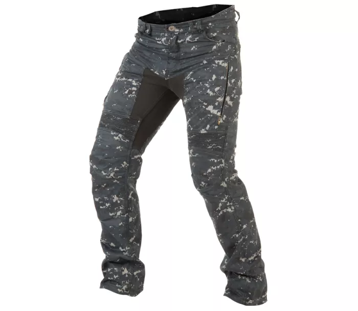 Spodnie motocyklowe Kevlar Trilobite Parado blue digi camo (rozszerzone)