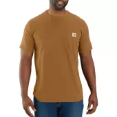 CARHARTT Force Pocket S/S t-shirt brown vel. M