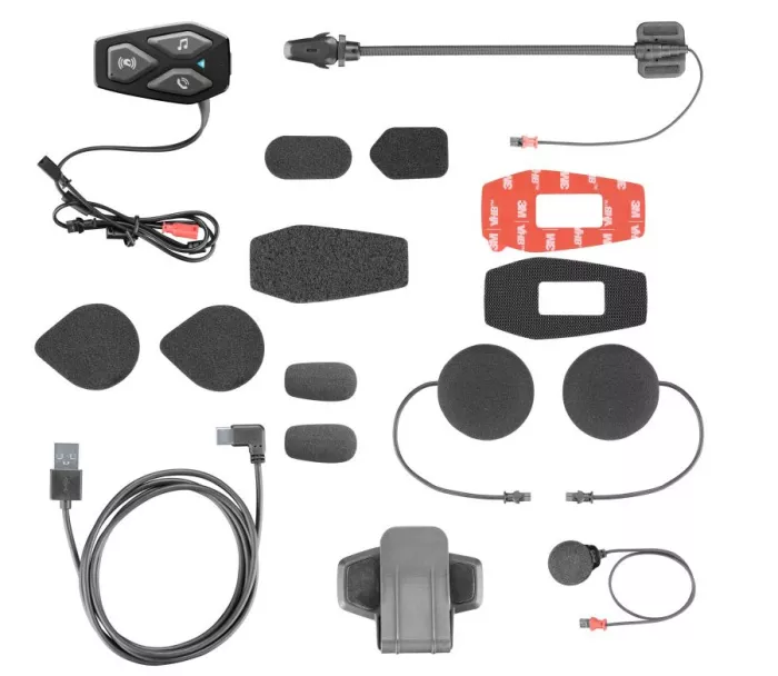 Zestaw słuchawkowy Bluetooth CellularLine do kasków zamkniętych i otwartych
