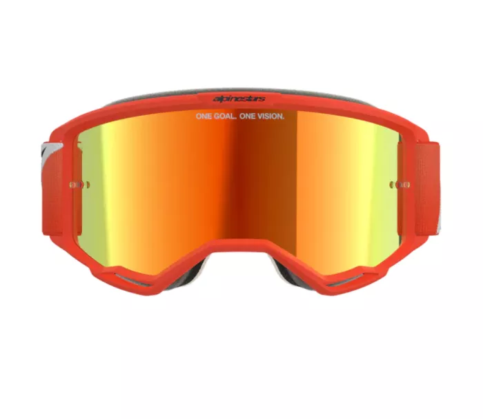 Gogle motocrossowe Alpinestars Vision 5 Corp orange/mirror red