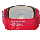 Gogle motocrossowe Alpinestars Vision 5 Corp red/white/blue/mirror blue
