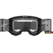 Gogle motocrossowe Alpinestars Vision 5 Corp black/clear roll-off