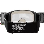 Gogle motocrossowe Alpinestars Vision 5 Corp black/clear roll-off