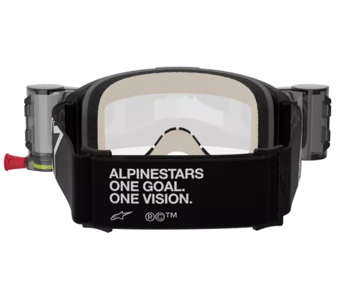 Gogle motocrossowe Alpinestars Vision 5 Corp black/clear roll-off
