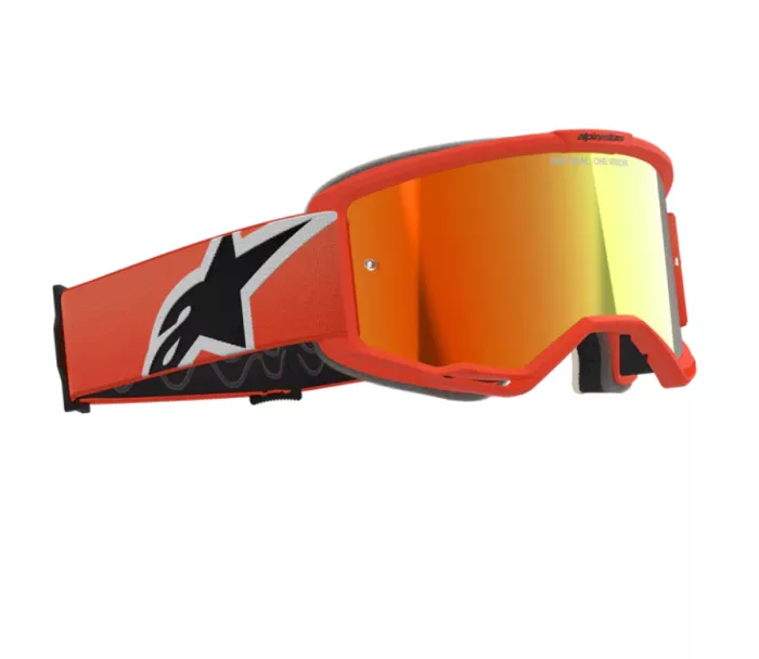 Gogle motocrossowe Alpinestars Vision 5 Corp orange/mirror red